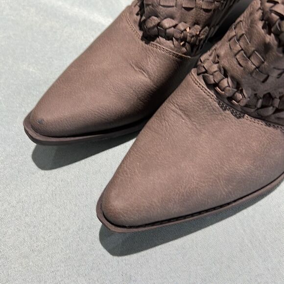 Seven Dials lattice woven Ankle Boots Size 8 B49 - Picture 5 of 10